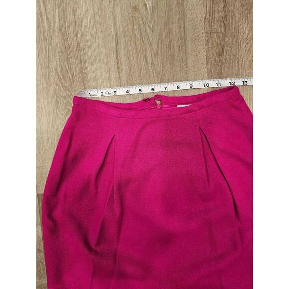 Valerie Stevens Barbie Pink Vintage Wool Skirt size Small - Picture 8 of 9